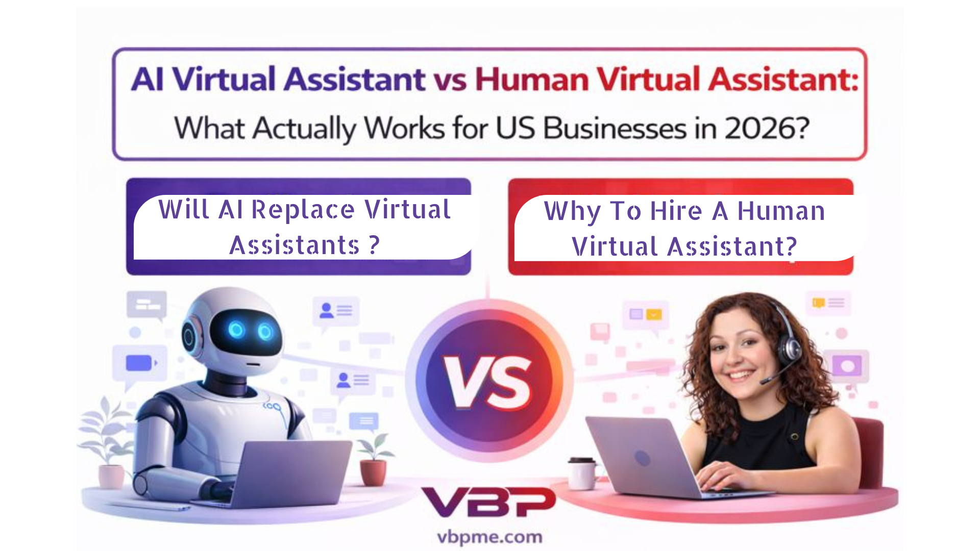 AI Virtual Assistant vs Human Virtual Assistant-VBPME.com